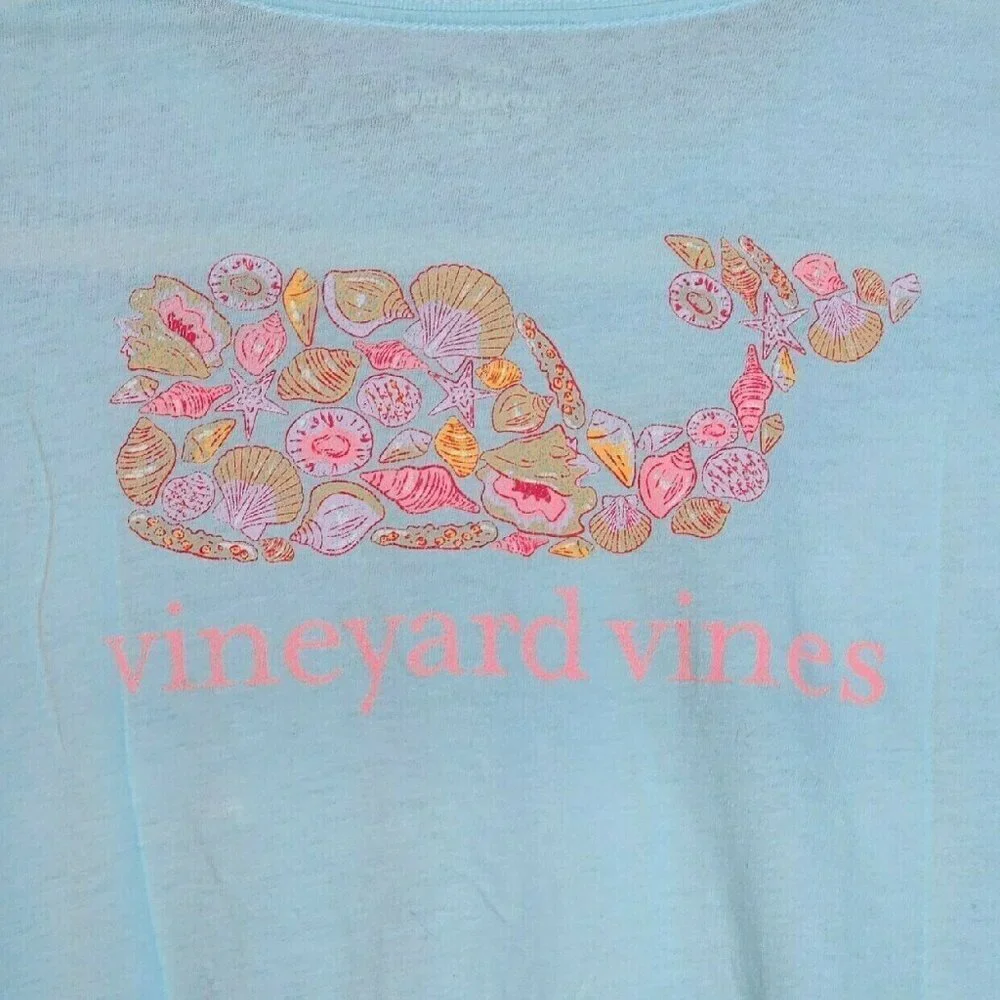 Vineyard Vines Girl t shirt Seashells size 14 / L